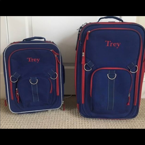 pottery barn kids rolling suitcase